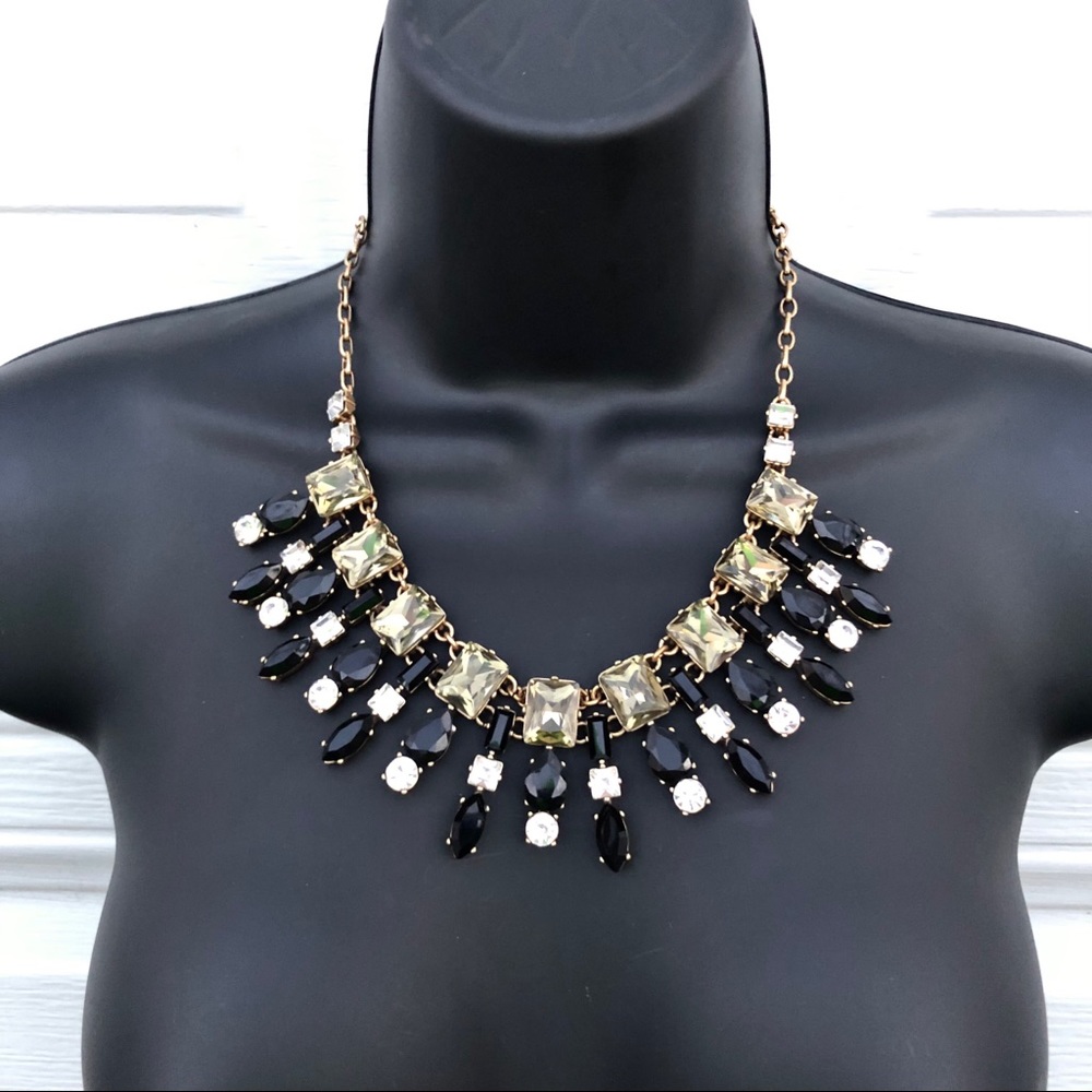 J. Crew Rhinestone Statement Necklace - Picture 2 of 12